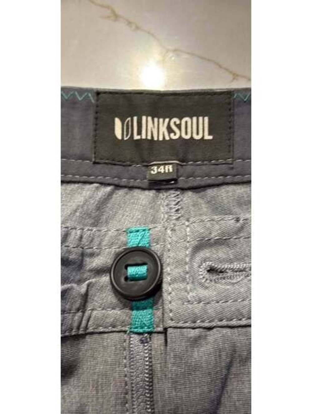 Linksoul Golf Pant Man 34R | Color: Gray | Size 34R